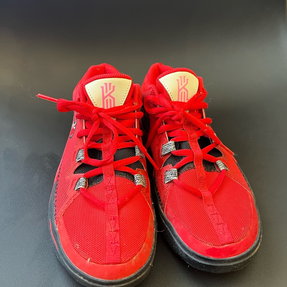 Nike Red Kyrie Basketball Sneakers Boys